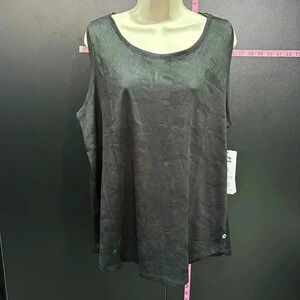 RBX Active moisture wicking, flexible fade resistant sleeveless top 1X